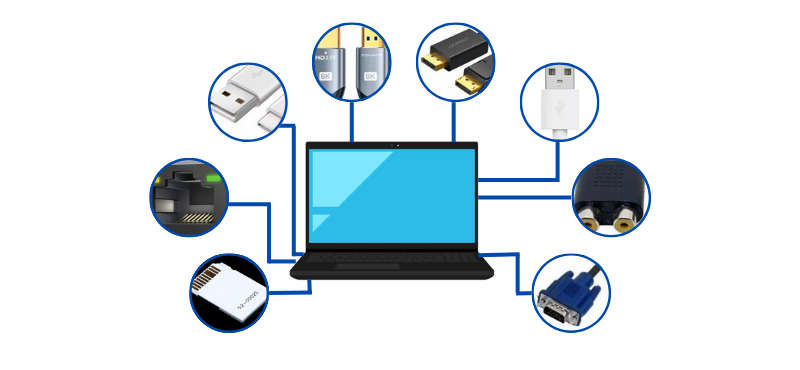conectividade de notebook
