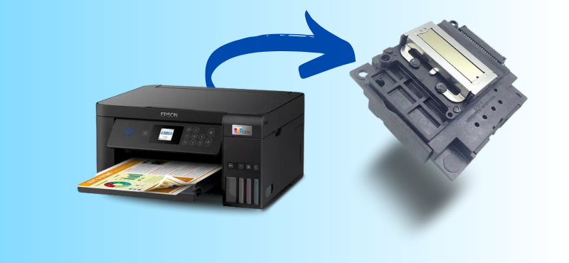 Limpar cabeça de impressão de impressora epson