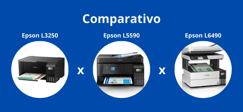 Qual a melhor Epson Tanque de Tinta L3250, L5590 ou L6490